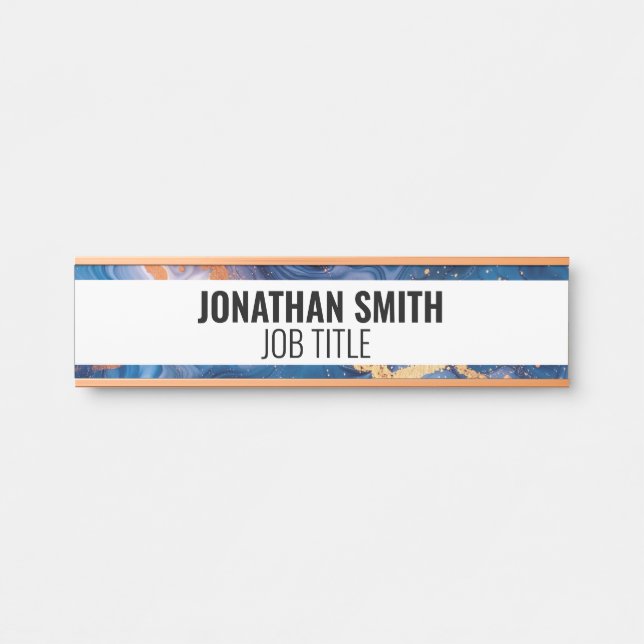 Placa De Porta Modern Professional Office Door Sign (Frente)