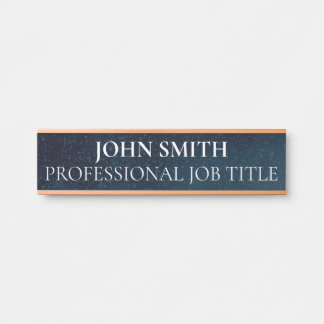 Placa De Porta Modern Professional Office Door Sign