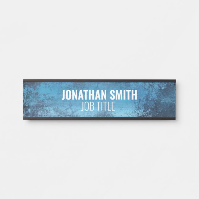 Placa De Porta Modern Professional Office Door Sign (Frente)