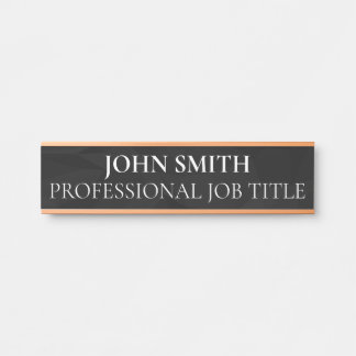 Placa De Porta Modern Professional Office Door Sign