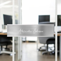 Moderno luxo Silver Business Foil Moderno
