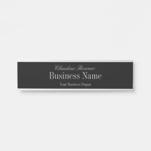 Placa De Porta Negócio customizável do artista do Crafter da