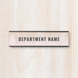 Placa De Porta Nome do Departamento Sinal da Porta