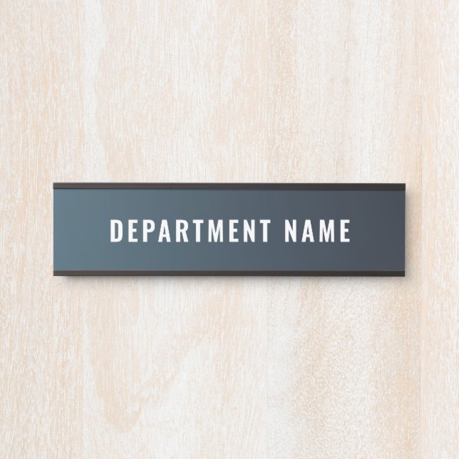 Placa De Porta Nome do Departamento Sinal da Porta (Frente)