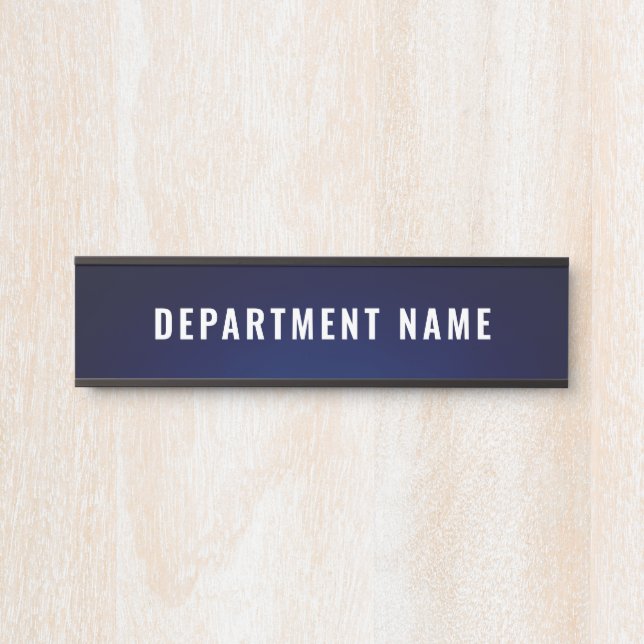 Placa De Porta Nome do Departamento Sinal da Porta (Frente)