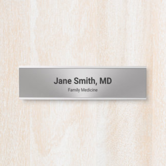 Placa De Porta Nome do Médico e Escritório Médico de Pesquisa do 