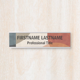 Placa De Porta Nome Personalizado do Boho