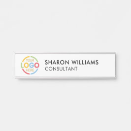 Placa De Porta Nome profissional Logotipo comercial personalizado