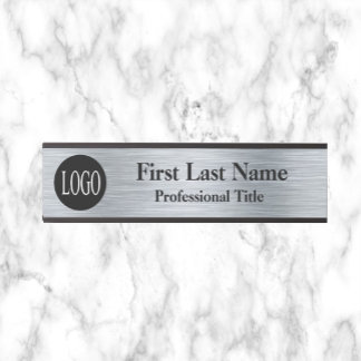 Placa De Porta Office Door Signs Silver Color Logo Sign
