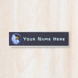 Placa De Porta Patch da Missão de Satélite Idaho Spudnik