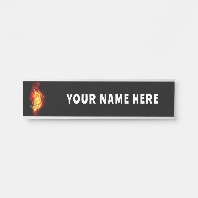 Placa De Porta Patilha de Fogo (Frente)