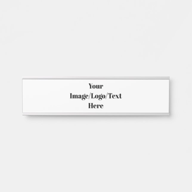 Placa De Porta Personalizar ou personalizar (Frente)