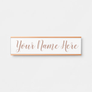 Placa De Porta Placa conhecida para o trabalho