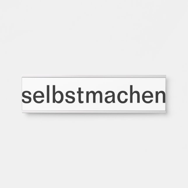 Placa De Porta selber gestalten (Frente)