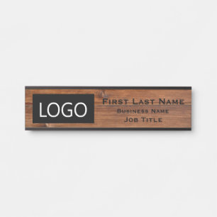 Placa De Porta Sinal de Madeira Rústica para Porta de Escritório 