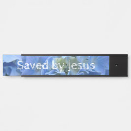 Placa De Porta Sinal de Mesa de Porta Salvo por Jesus Cristãos