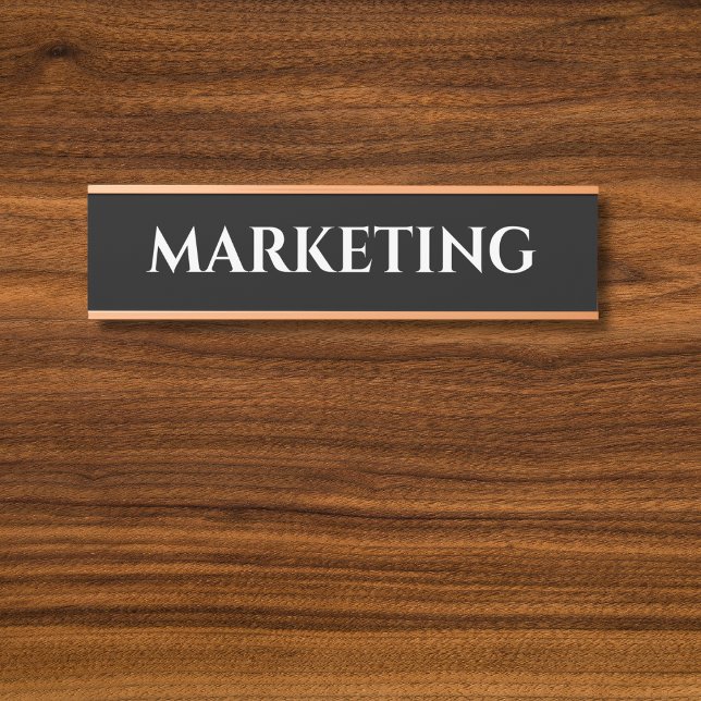 Placa De Porta Sinal de Porta do Office Personalizado (Office Door Sign)