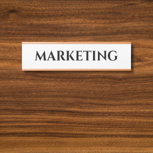 Placa De Porta Sinal de Porta do Office Personalizado