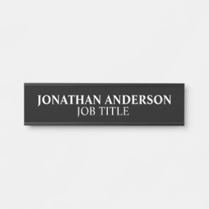 Placa De Porta Sinal de porta profissional moderna