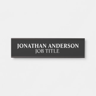 Placa De Porta Sinal de porta profissional moderna