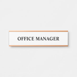 Placa De Porta Sinal de porta profissional moderna