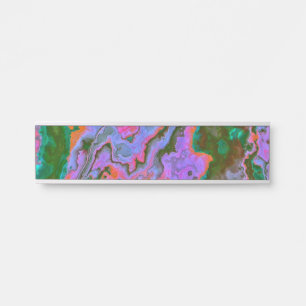 Placa De Porta Sour Marble