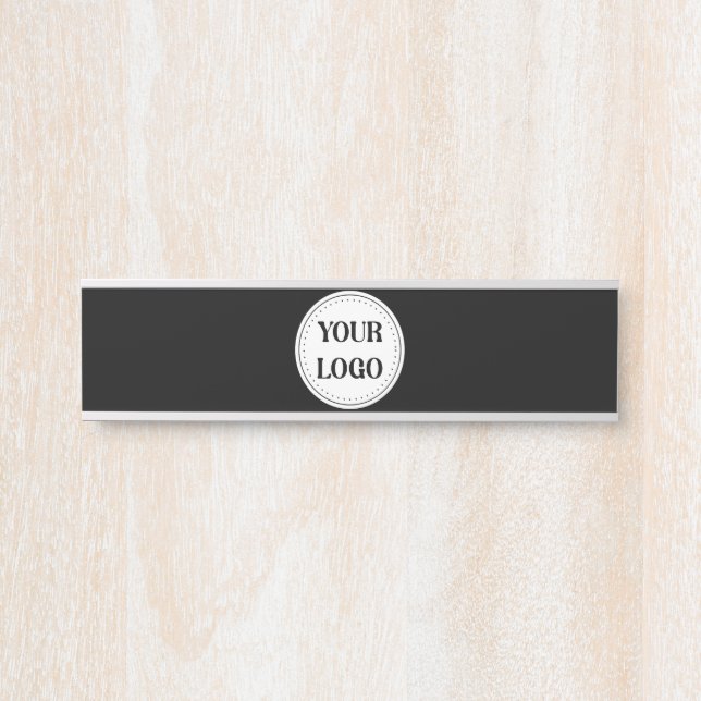 Placa De Porta Trendy na moda e marca elegante (Frente)