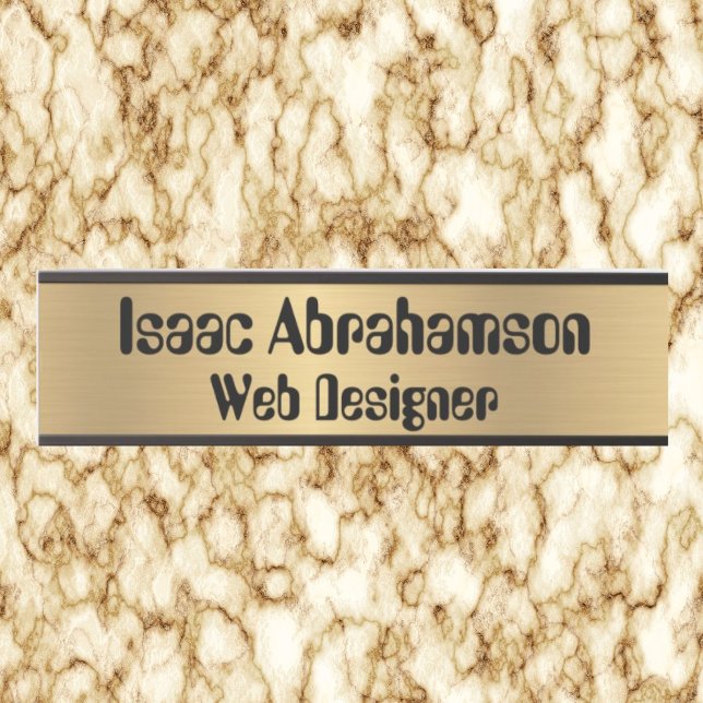 Placa De Porta Web Designer IT Office Door Sign Name Placa (Criador carregado)