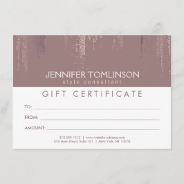 Placa de Presente do Padrão de Chuva de Confetti B