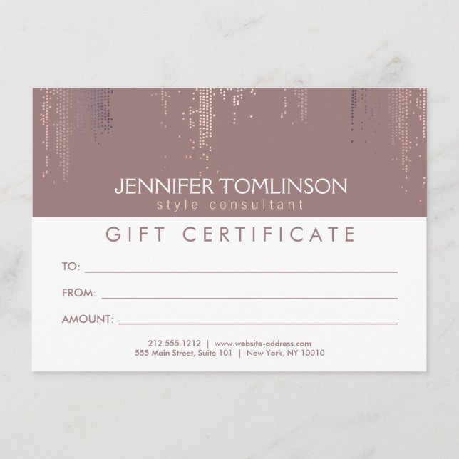 Placa de Presente do Padrão de Chuva de Confetti B (Frente)