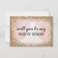 Placa de Proposta de Bridesmaid de Noiva Brilhante