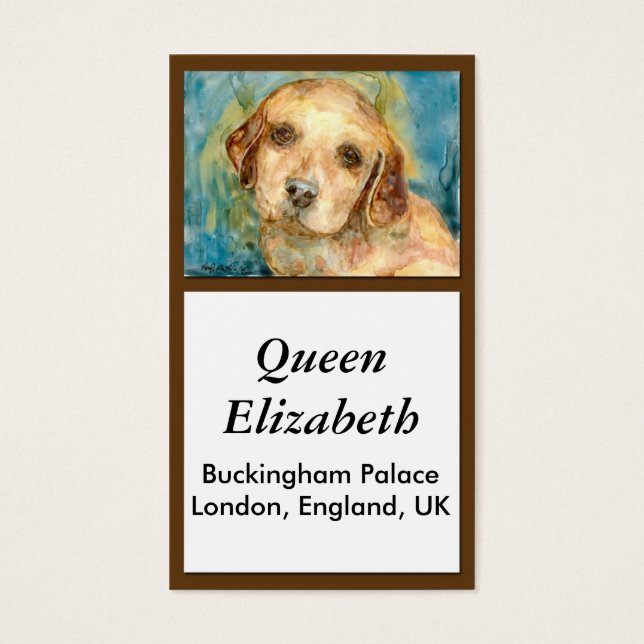 Placa De Puppy Biz De Retriever (Frente)