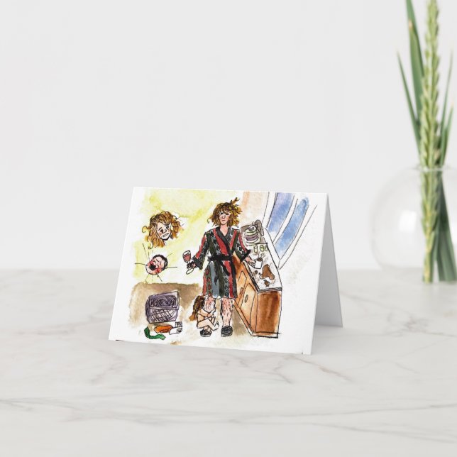 Placa de Quarentena Mãe | Cartão de Encorajamento  (Frente)