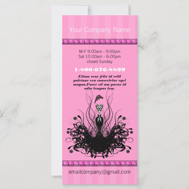 Placa de rack para divisão de moda rosa (Frente)