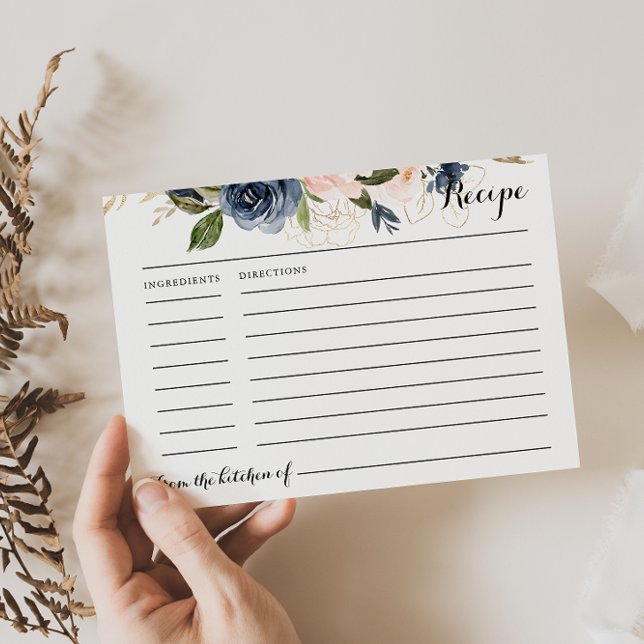 Placa de recebimento de Chá de panela Floral Doura (Criador carregado)