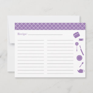 Placa de recebimento de chás de panela - Roxo