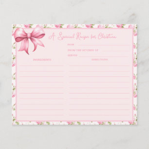 Placa de recebimento do Chá de panela coquete Rosa