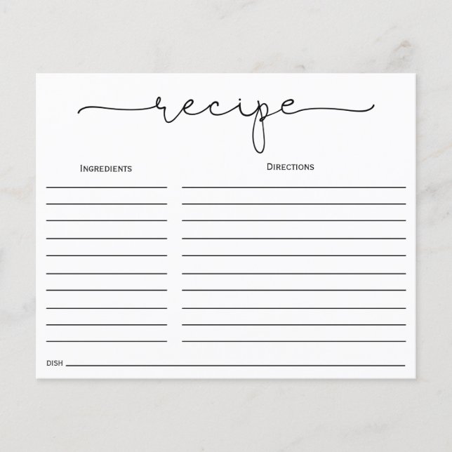 Placa de Receita de Chá de panela de Caligrafia Si (Frente)