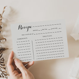 Placa de Receita do Chá de panela Floral Watercolo