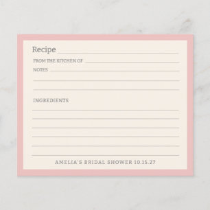 Placa de Receita Personalizada de Borda de Rosa cl