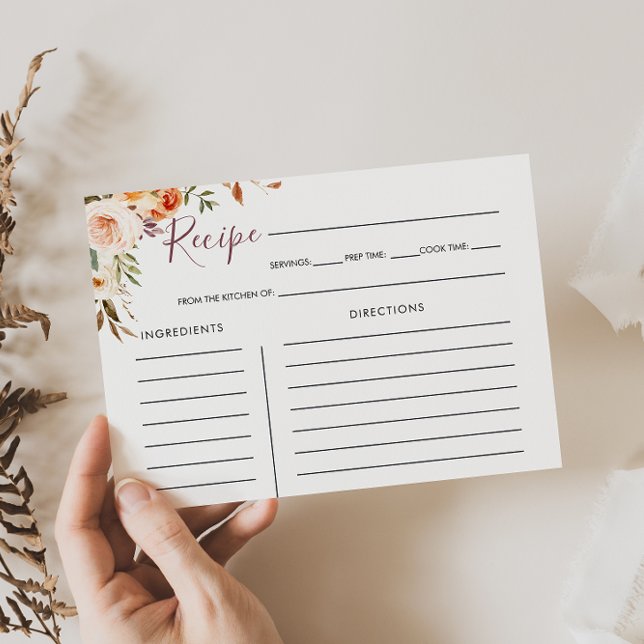 Placa de recepção do Chá de panela Floral Clássico (Criador carregado)