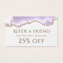 Placa de referência de agato púrpura lavanda