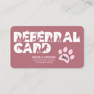 Placa de Referência de Impressão da Pet Services