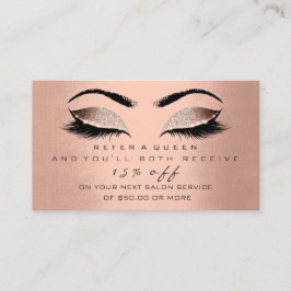 Placa de Referência do Salão Lava Lashes de Maquia