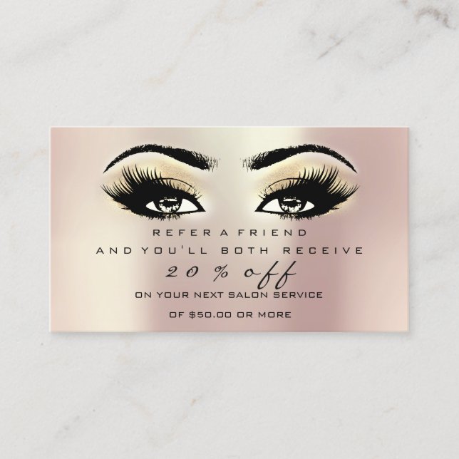 Placa de Referência Salon Makeup Rosa Champaigne L (Frente)