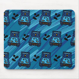 Placa de Reprodutor de Pinball Não Slip Mousepad #