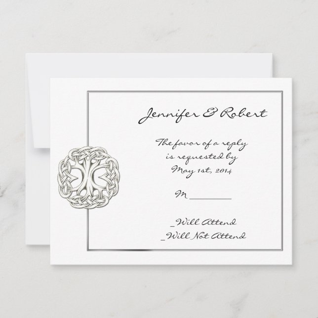 Placa de Resposta Celtic Tree of Life (Frente)