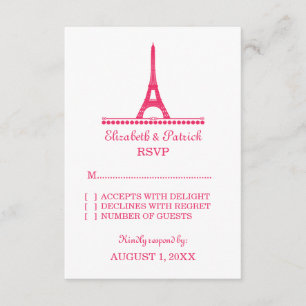 Placa de Resposta Chic Parisiense, Rosa