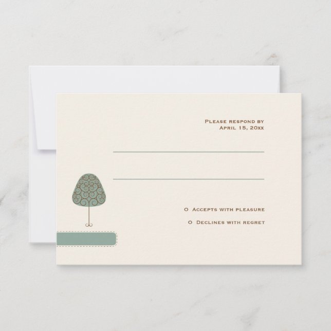 Placa de resposta de árvore suave (Frente)