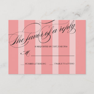Placa de Resposta de Casamento de Script Flourish-